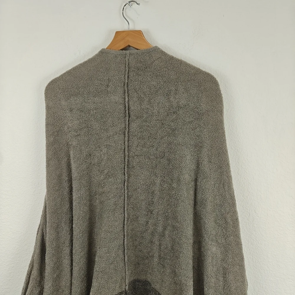 Barefoot Dreams Women Cliffside Dolman Sleeve Cardigan One Size Gray Open Front - Picture 14 of 16